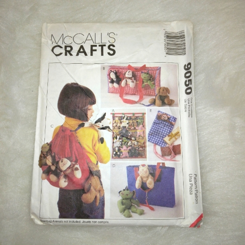 McCall's 9050 Accessories for Bean Bag Animals